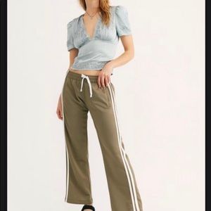 NWT Free People The Fawcett track pant